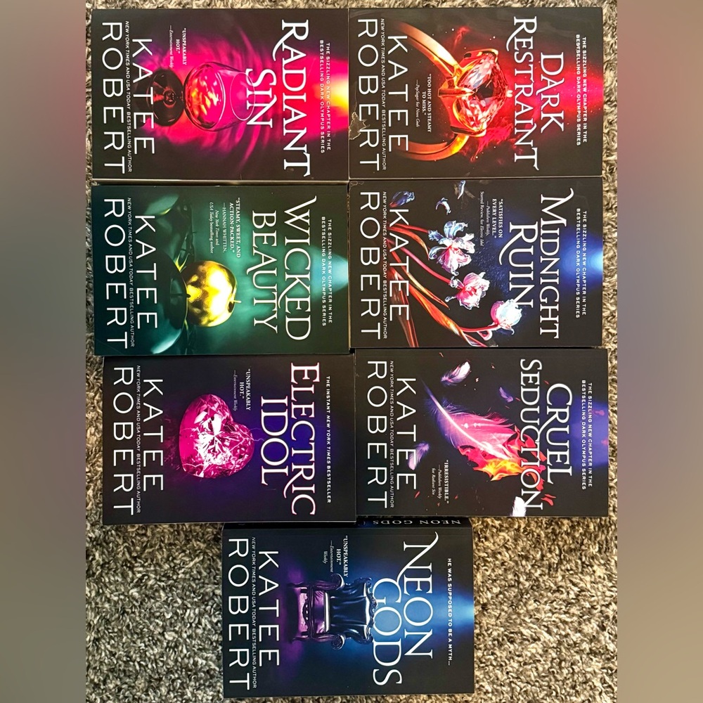 Katee Robert Book Set with Vibrant Covers